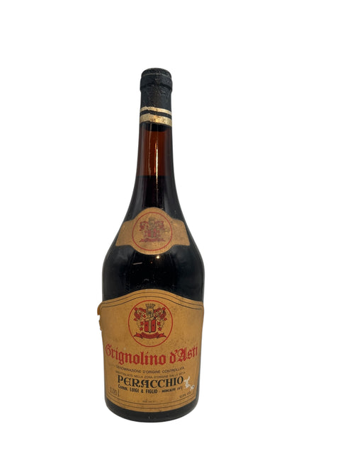 Grignolino d'Asti Perracchio 1975 Flasche