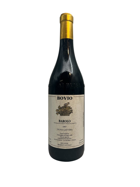 Barolo Bovio 1997 Flasche italienischer Rotwein