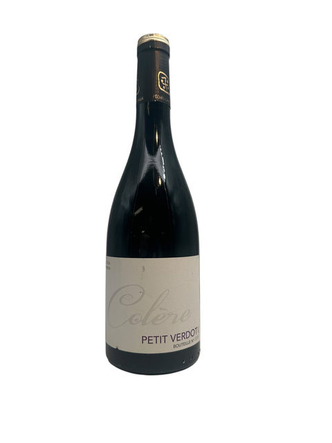 Flasche Rotwein Colère Petit Verdot 2021