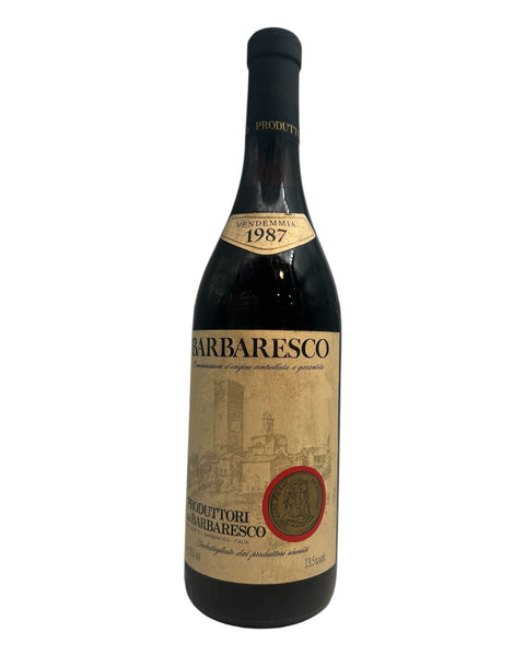 Flasche Rotwein Barbaresco Produttori del Barbaresco 1987
