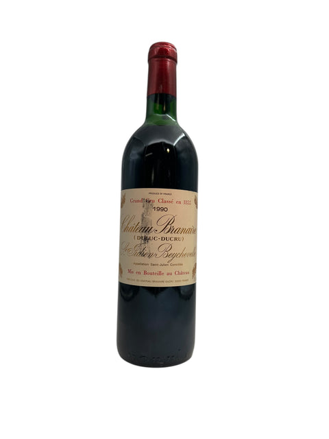 Flasche Rotwein Château Branaire Duluc-Ducru 1990