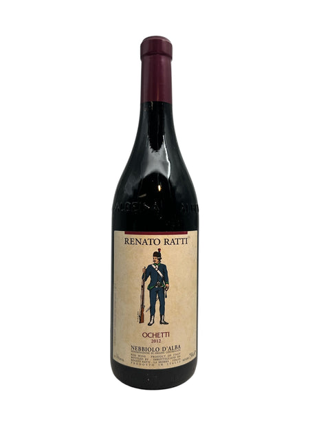 Flasche Ochetti Renato Ratti 2012 Nebbiolo d'Alba Rotwein