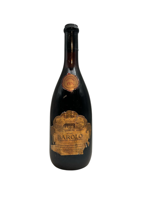 Flasche Rotwein Barolo Giovanni Scanavino 1976