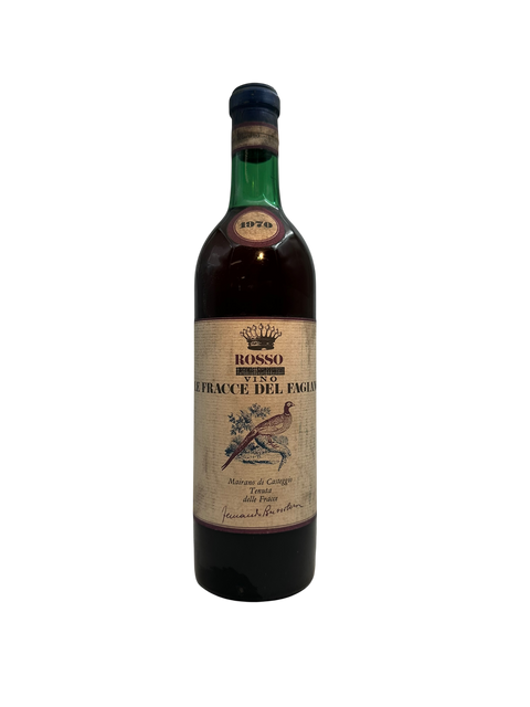 Flasche Rotwein Le Fracce del Fagiano 1970