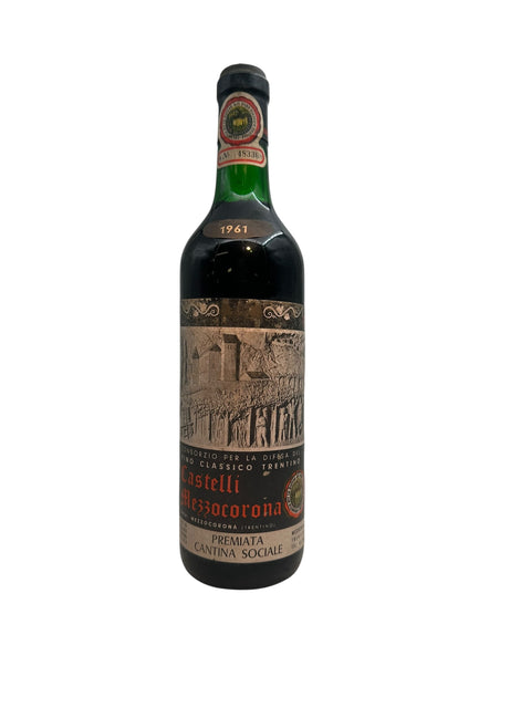 Flasche Castelli Mezzocorona Jahrgang 1961 von Cantina Sociale