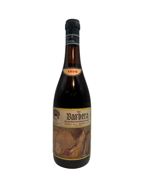 Flasche Wein Barbera Borgo Ercole 1970