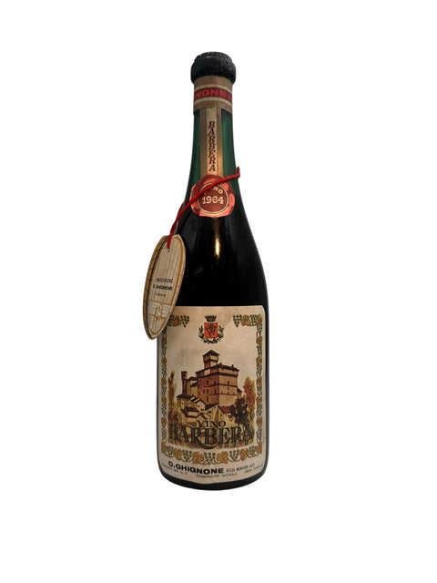 Barbera G. Ghignone 1964 Flasche