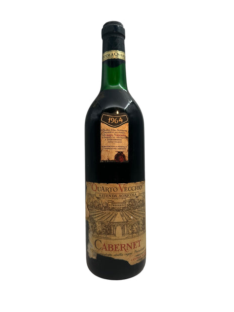 Flasche Rotwein Cabernet Quarto Vecchio 1964