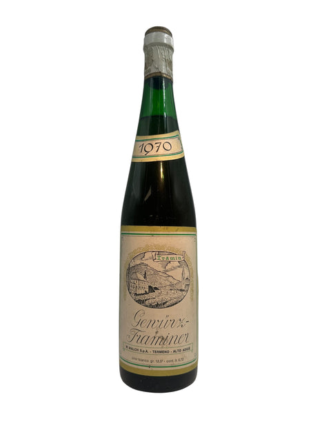 Flasche Gewürztraminer W. Walch aus dem Jahr 1970