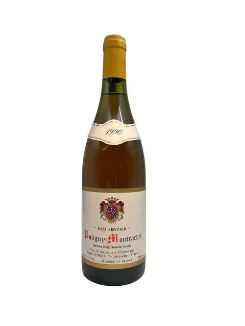 Flasche Puligny-Montrachet 1990 Robert Dubois Weißwein