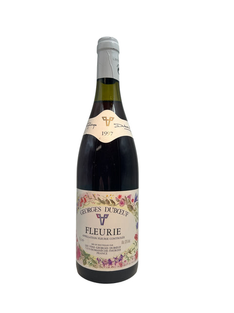 Flasche Fleurie Georges Duboeuf 1997 Rotwein