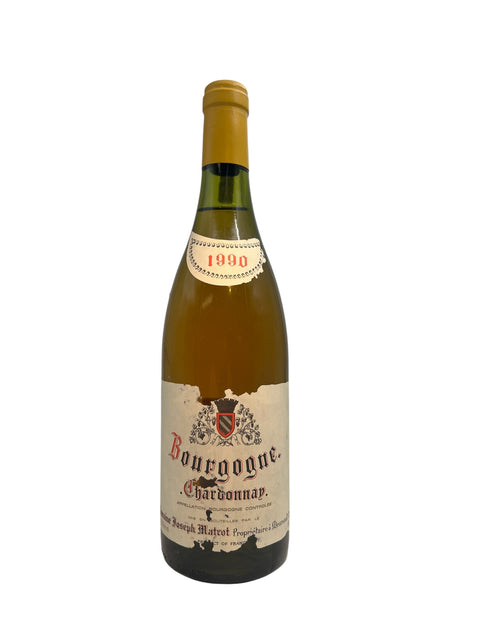 Flasche Bourgogne Chardonnay 1990 von Joseph Matrot