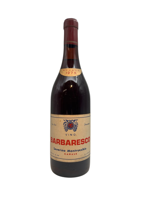 Flasche Rotwein Barbaresco Severino Montrucchio 1976