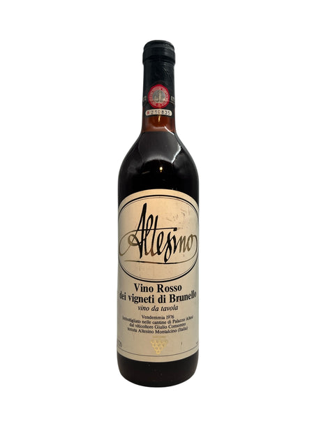 Flasche Vino Rosso Altesino 1976