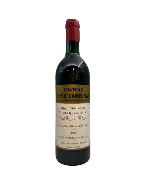 Flasche Rotwein Château Boyd-Cantenac Margaux 1989