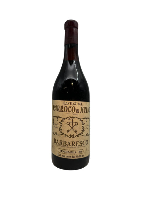 Barbaresco Cantina del Parroco di Neive 1973 Flasche