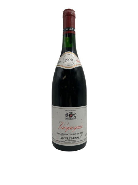 Vacqueyras Jaboulet-Isnard 1990 Rotweinflasche