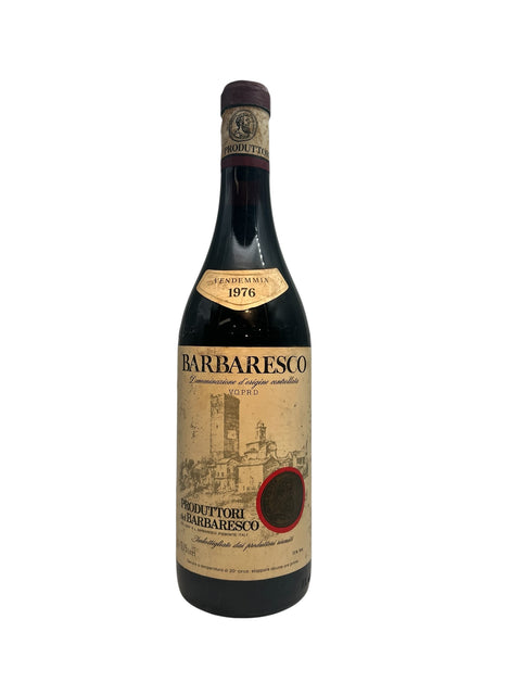 Barbaresco-Weinflasche von Produttori del Barbaresco, Jahrgang 1976