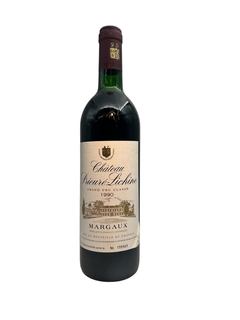 Château Prieuré-Lichine 1990 Margaux Grand Cru Classé Flasche