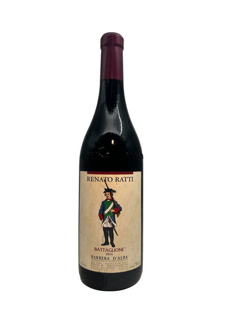 Flasche Battaglione Renato Ratti 2014 Barbera d'Alba Rotwein