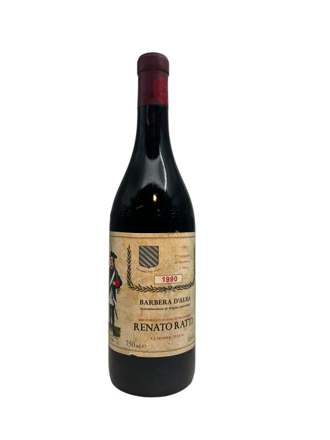 Flasche Barbera d'Alba Renato Ratti 1990 Rotwein