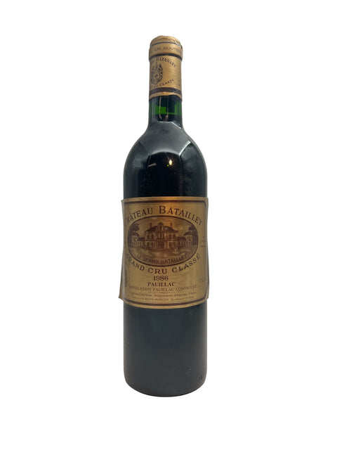 Flasche Rotwein Chateau Batailley 1986 aus Pauillac