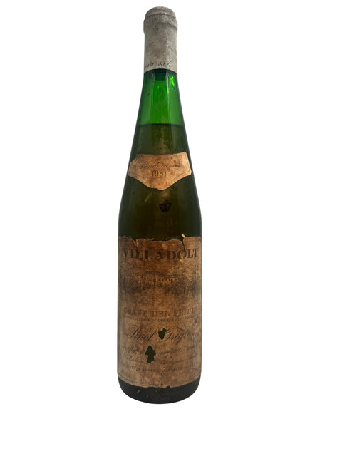 Flasche Pinot Grigio Villadori 1981