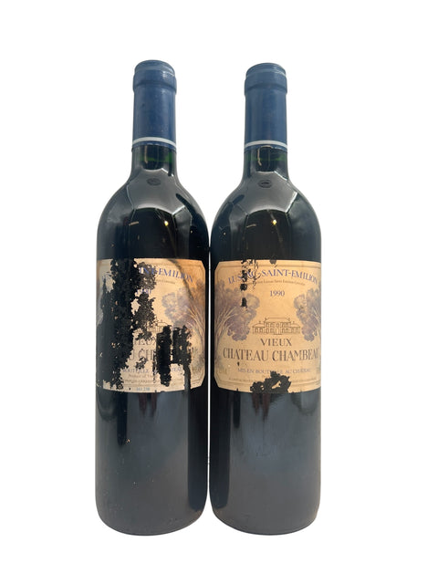 Rotwein Saint-Emilion Vieux Chateau 1990