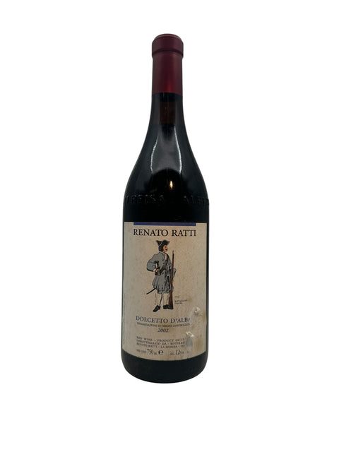 Flasche Rotwein Dolcetto d'Alba Renato Ratti 2002