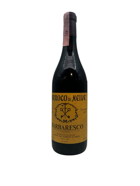 Flasche Rotwein Barbaresco Parroco di Neive 1990