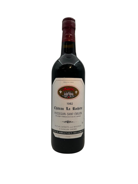 Flasche Rotwein Château La Rochette 1982 aus Puisseguin-Saint-Émilion