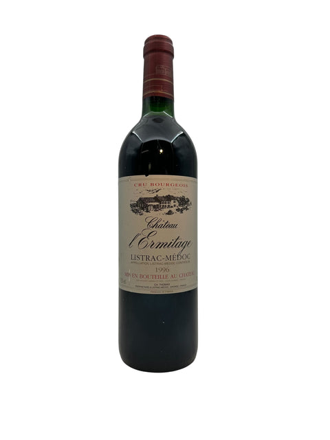Flasche Rotwein Château l'Ermitage 1996 aus Listrac-Médoc