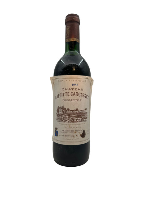 Château Laffitte Carcasset Saint-Estèphe 1988 Flasche