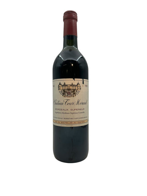 Flasche Rotwein Château Tournebrie Bordeaux 1988