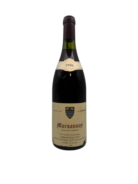 Flasche Rotwein Marsannay Domaine Collotte 1996
