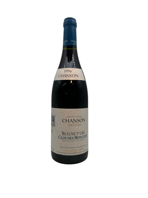 Flasche Rotwein Beaune Clos des Mouches Chanson 1996