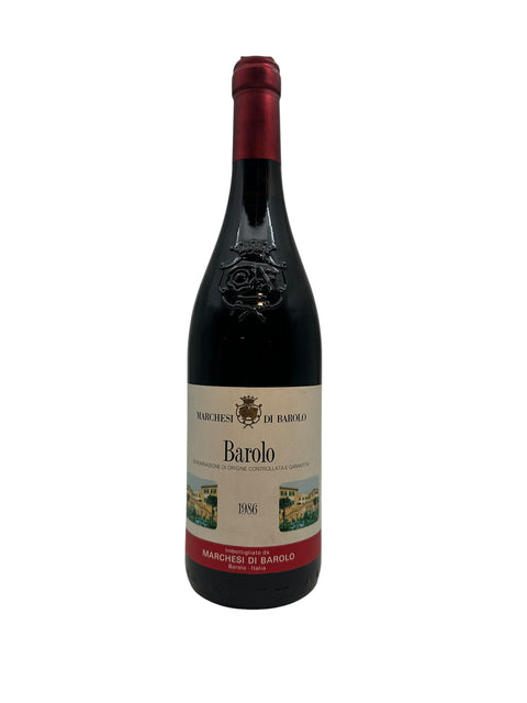 Flaske af Barolo Marchesi di Barolo 1986 rødvin