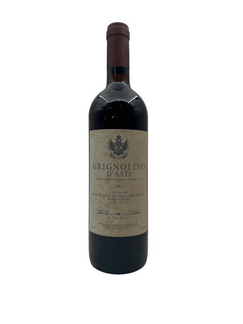 Flaske af Grignolino d'Asti 2005 fra Marchesi Incisa della Rocchetta