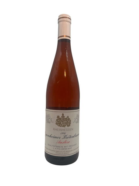 Flasche von Niersteiner Krötenbrunnen Auslese 1996 vom Weingut Peter Meierer
