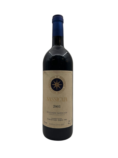Flasche Sassicaia 2003 von Tenuta San Guido