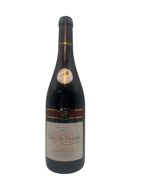 Bouteille de vin rouge Côtes du Vivarais 2007 des Vignerons Ardéchois
