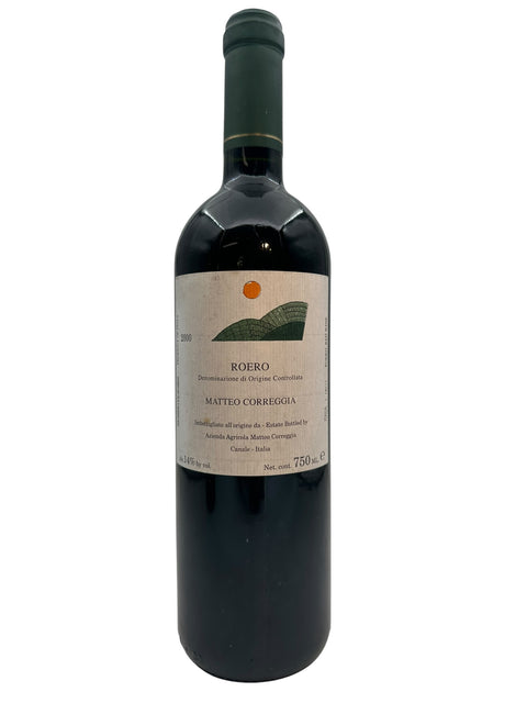 Flasche Rotwein Roero Matteo Correggia 2000