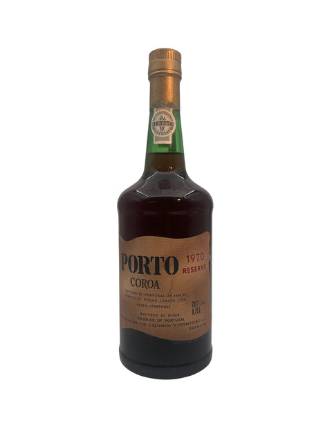 Bouteille de porto Coroa Poças Junior 1970